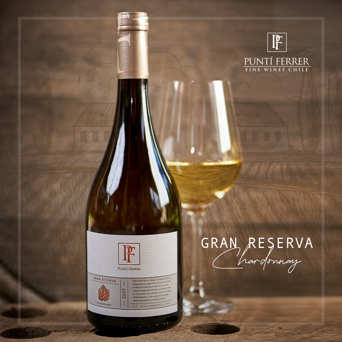 Rượu Vang Chile Punti Ferrer Gran Reserva Chardonnay