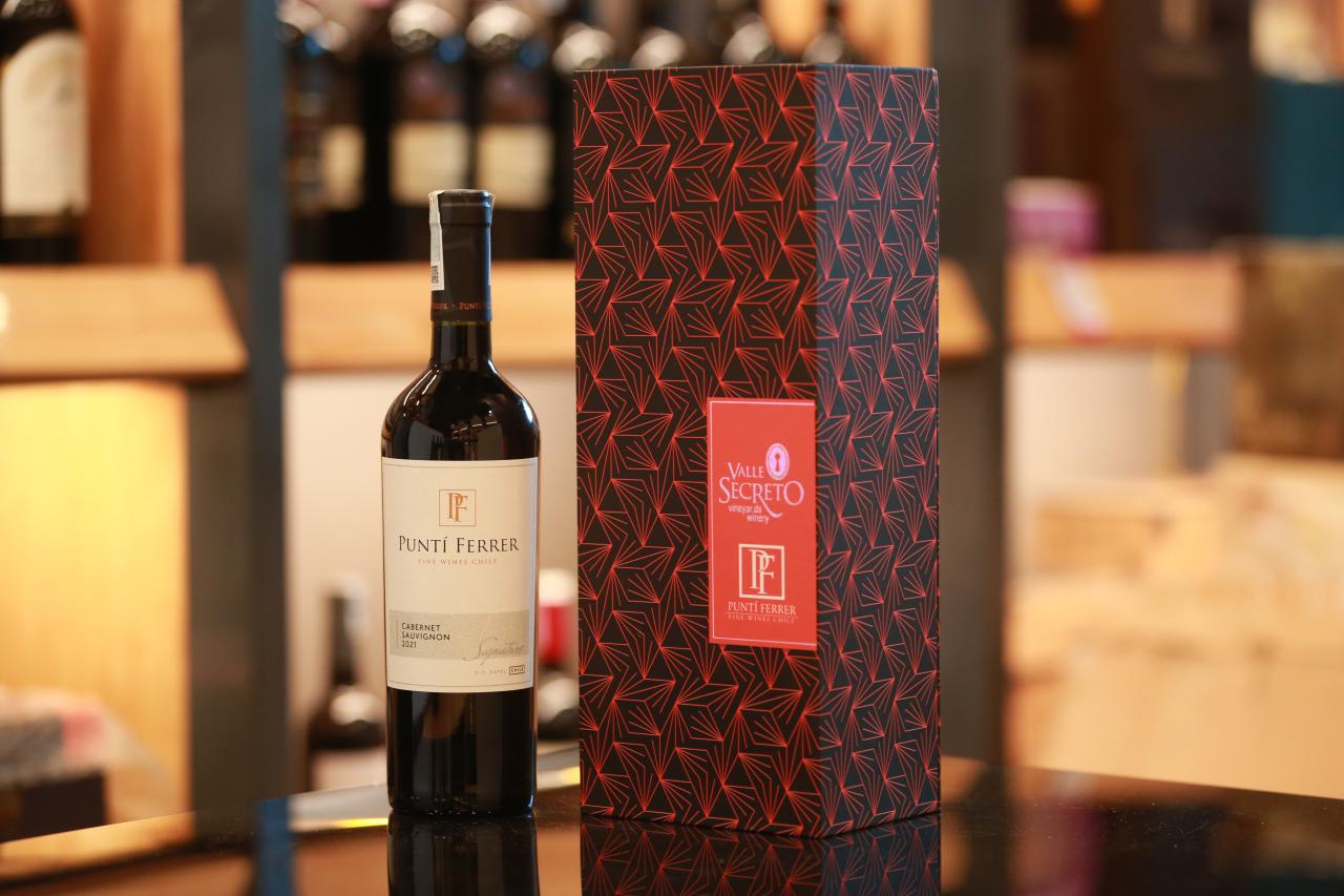 Rượu Vang Chile Punti Ferrer Signature Cabernet Sauvignon