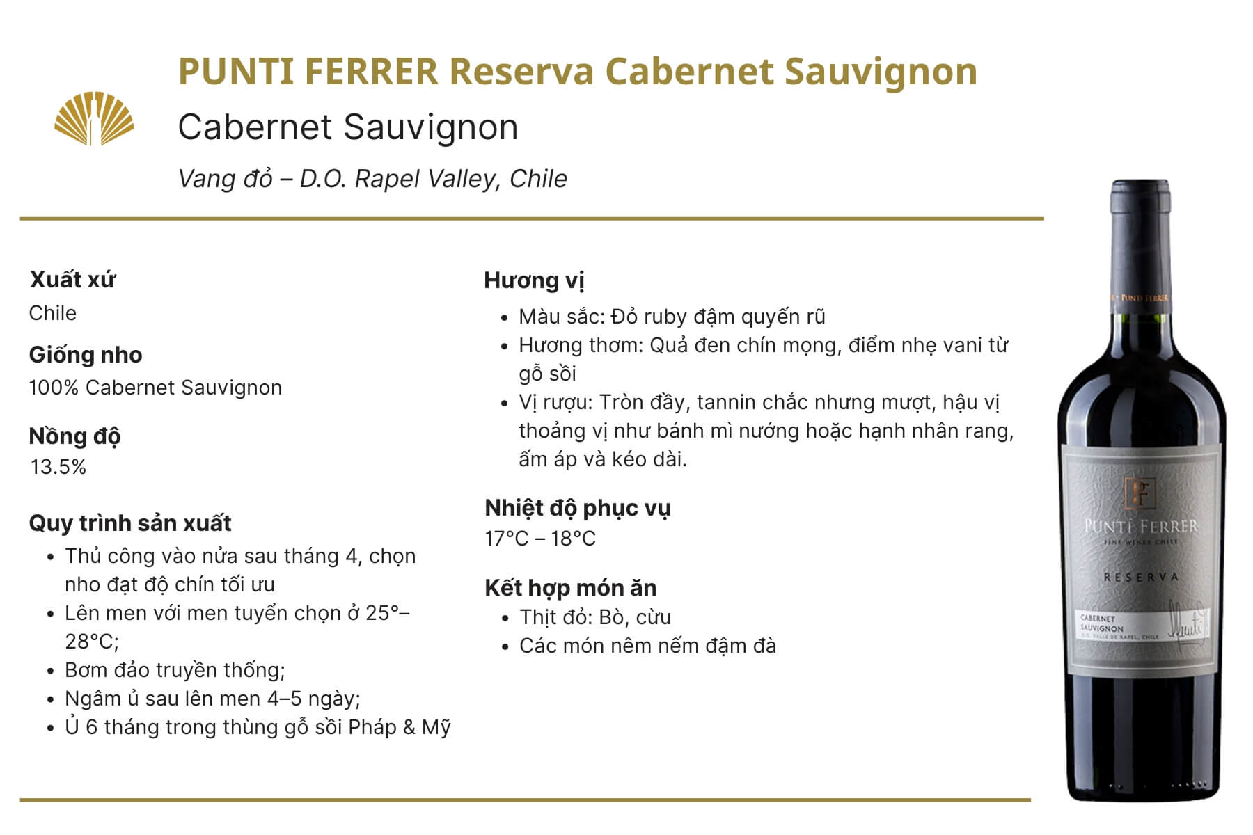 tom-tat-thong-tin-ruou-vang-chile-punti-ferrer-reserva-cabernet-sauvignon