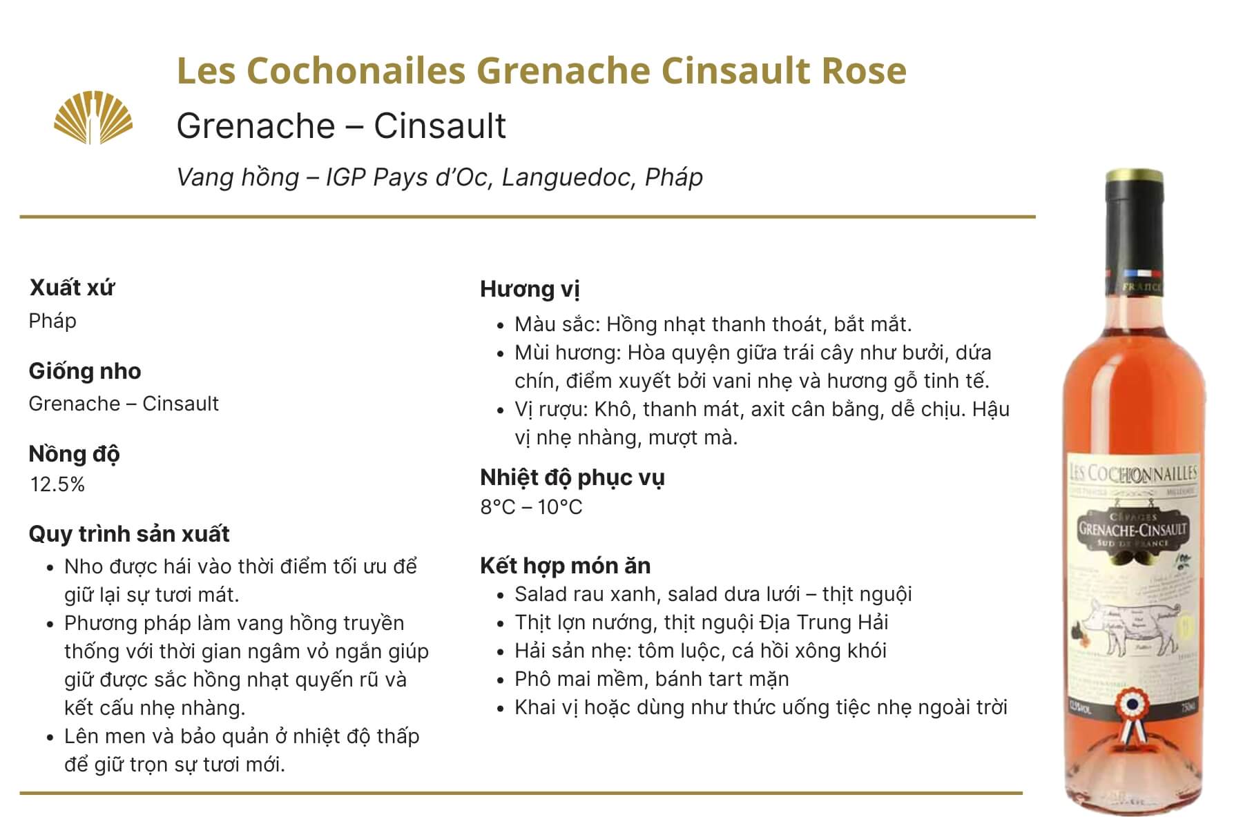 tom-tat-thong-tin-ruou-vang-phap-les-cochonailes-grenache-cinsault-rose
