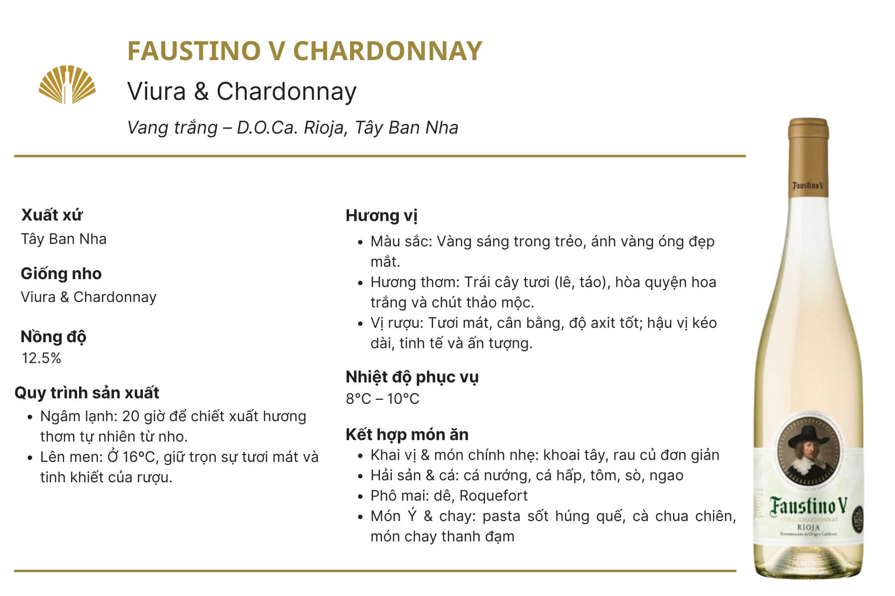 tom-tat-thong-tin-ruou-vang-tay-ban-nha-faustino-v-viura-chardonnay