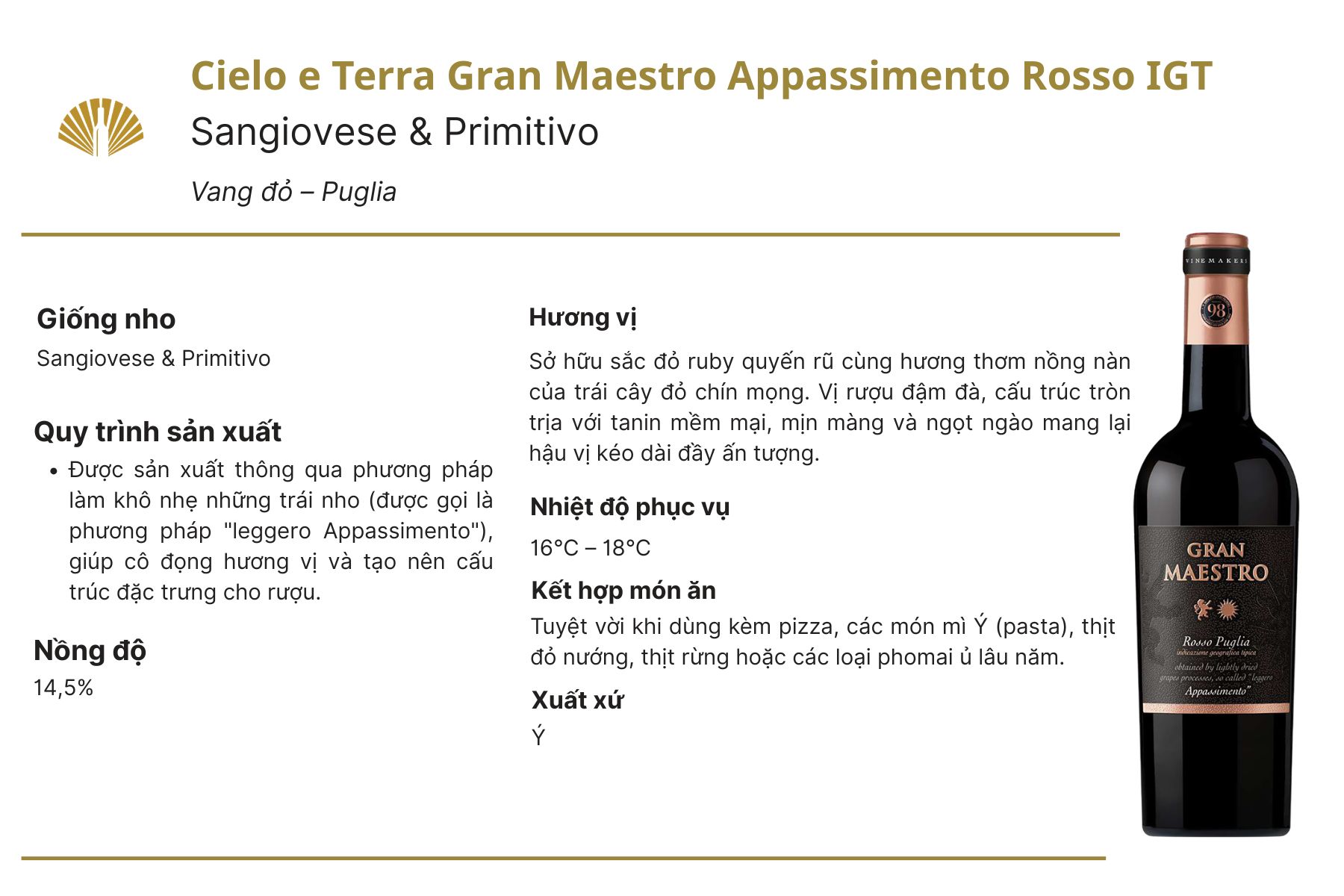 Gran Maestro Rosso Appassimento